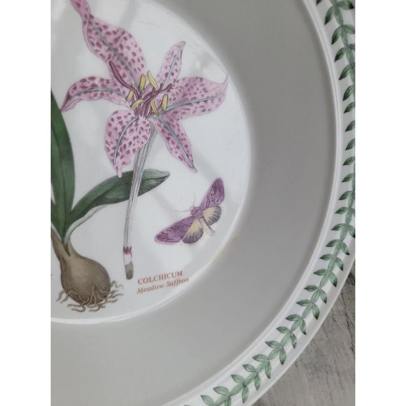 Portmeirion Botanic Gardens AS IS meadow saffron 8" soup salad bowl - Picture 4 of 11